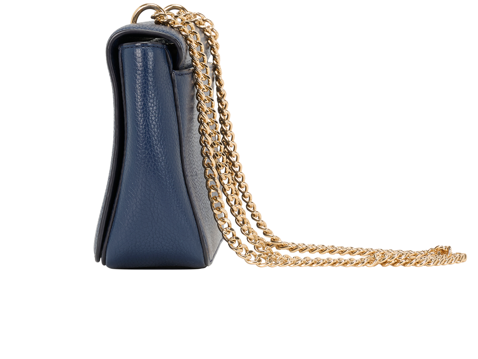 Carter Crossbody, &pound;220, Handbags, Navy, Leather, Bottom view